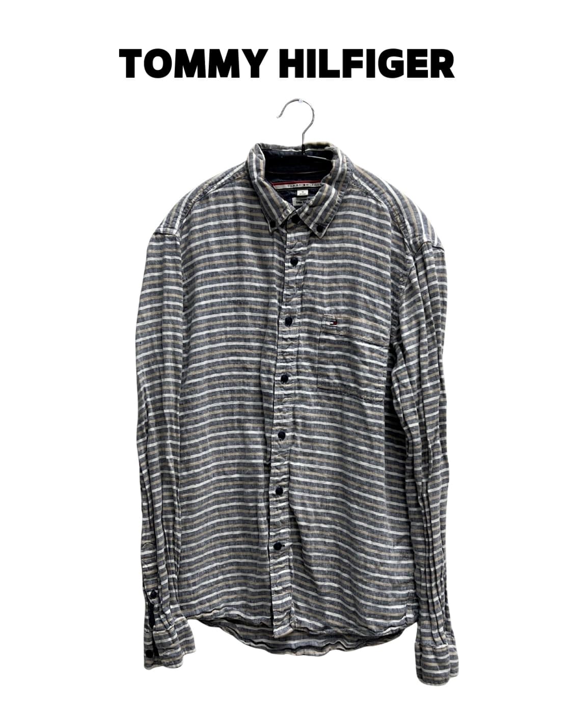 타미힐피거 스트라이프 셔츠 상품이미지1