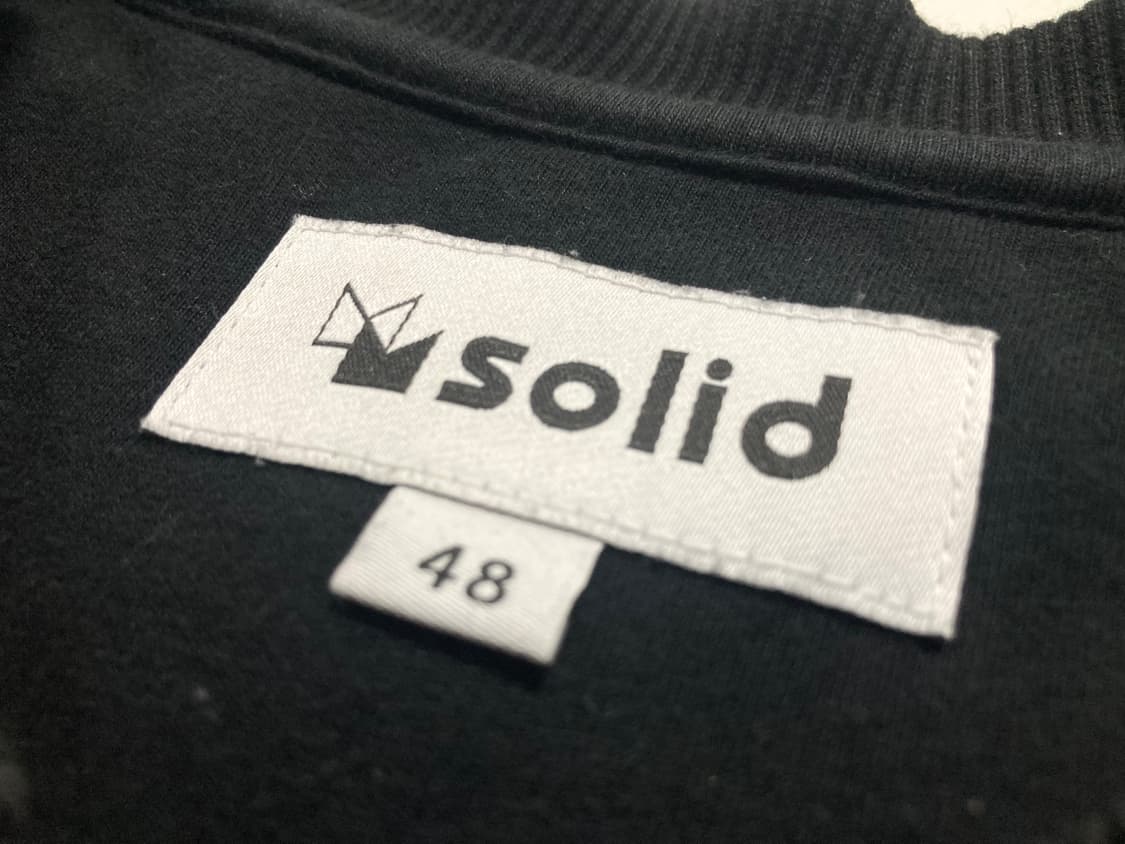 솔리드옴므 20FW 맨메이드 맨투맨 48사이즈, 100-105 상품이미지3
