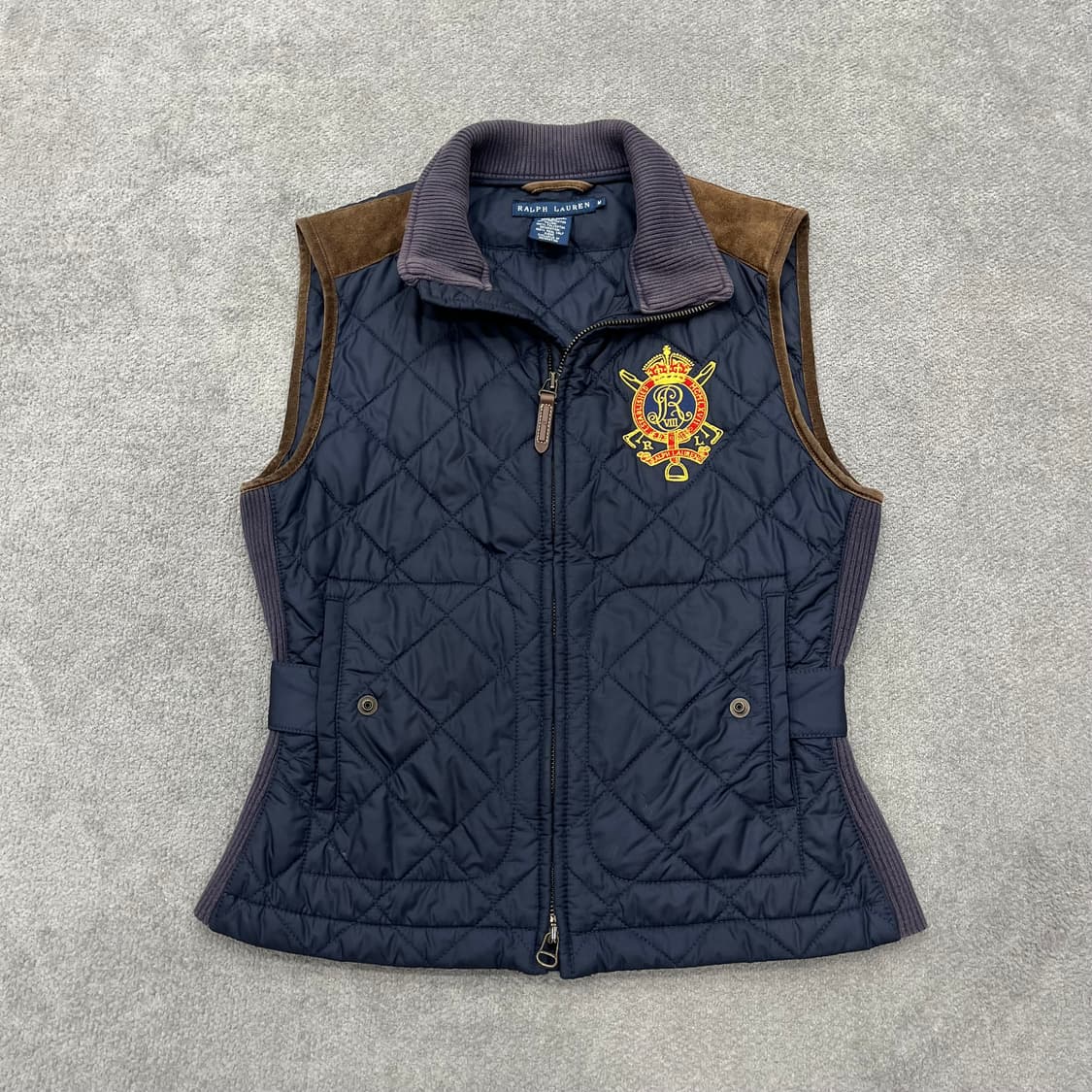 M 폴로 랄프로렌 네이비 퀄팅 베스트 상품이미지2