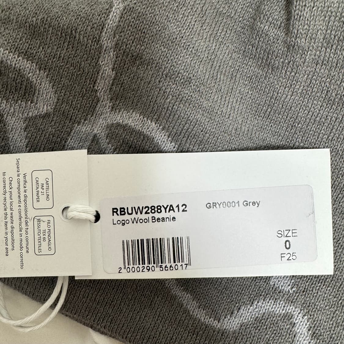 로고 울 비니 새제품 상품이미지3