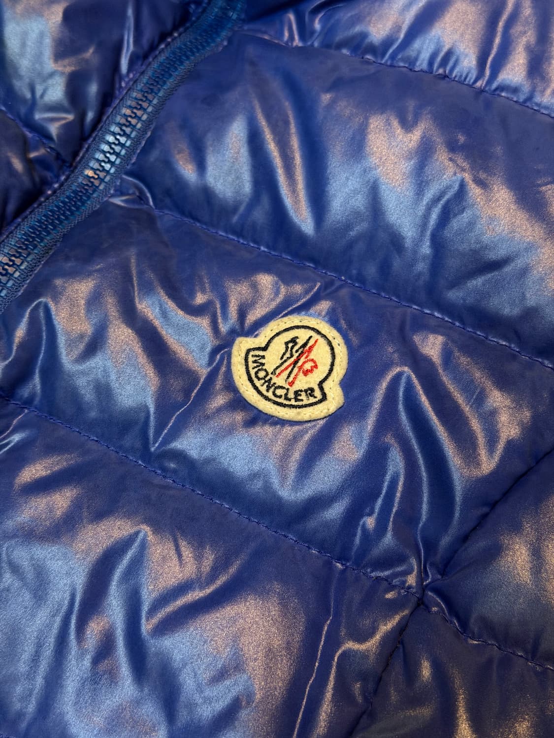 몽클레어 가니 덕다운 패딩조끼 베스트 블루 상품이미지2