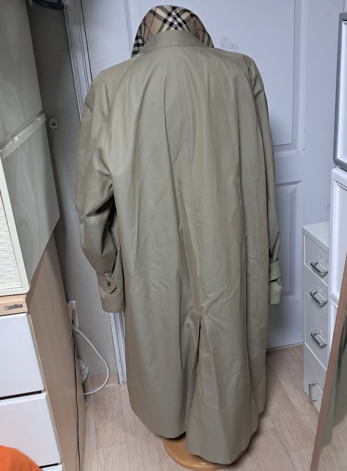 버버리 런던 트렌치 빈티지라인 코트 52R 약 105 상품이미지3