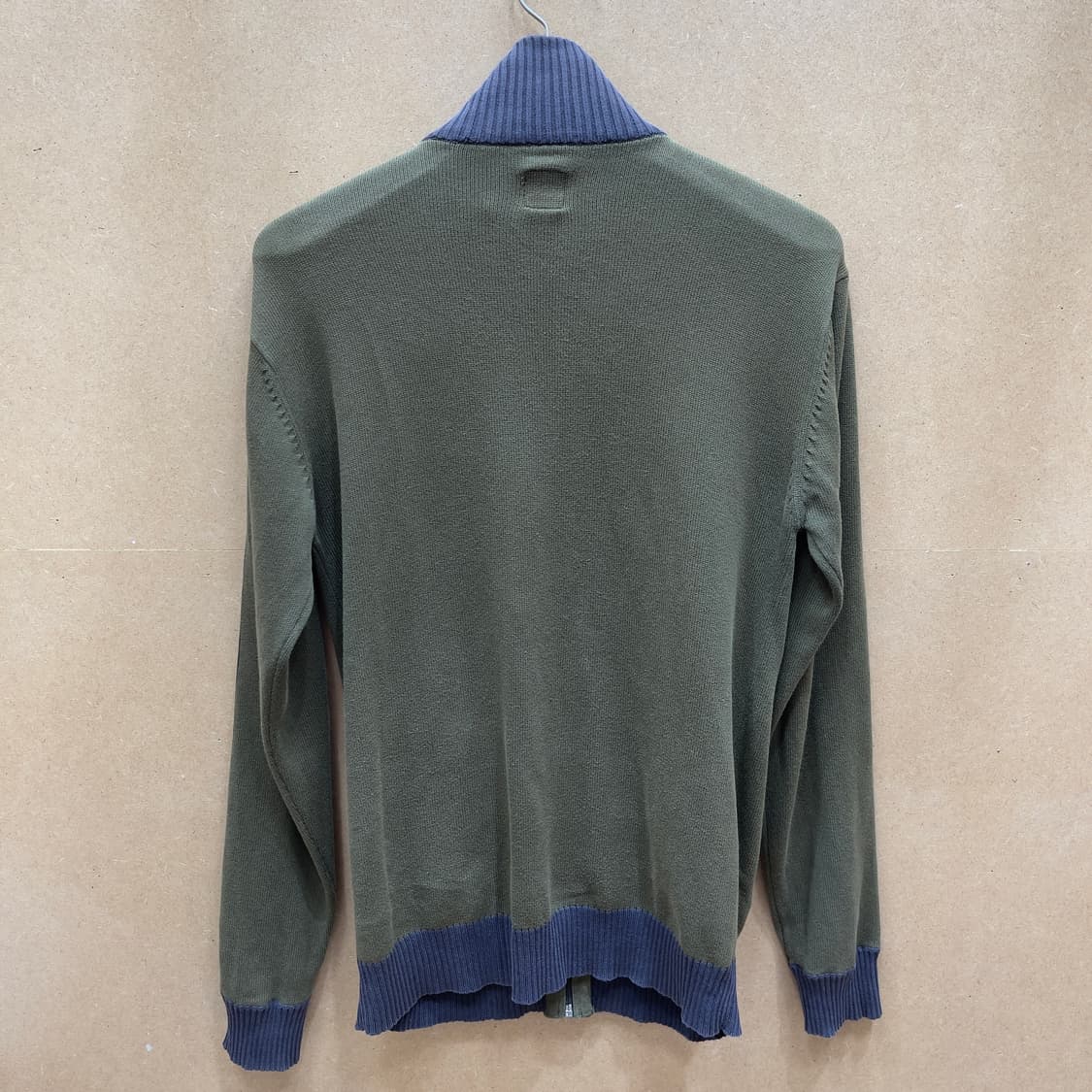 아디다스 트레포일 카키 브라운 니트집업 상품이미지2