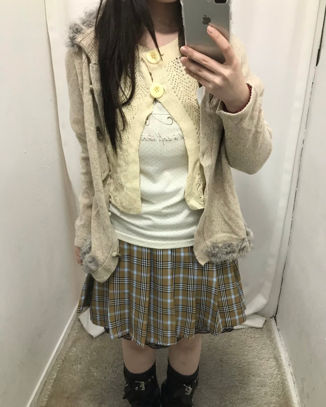아이보리 레이어드 코디 세트 🤍 상품이미지3