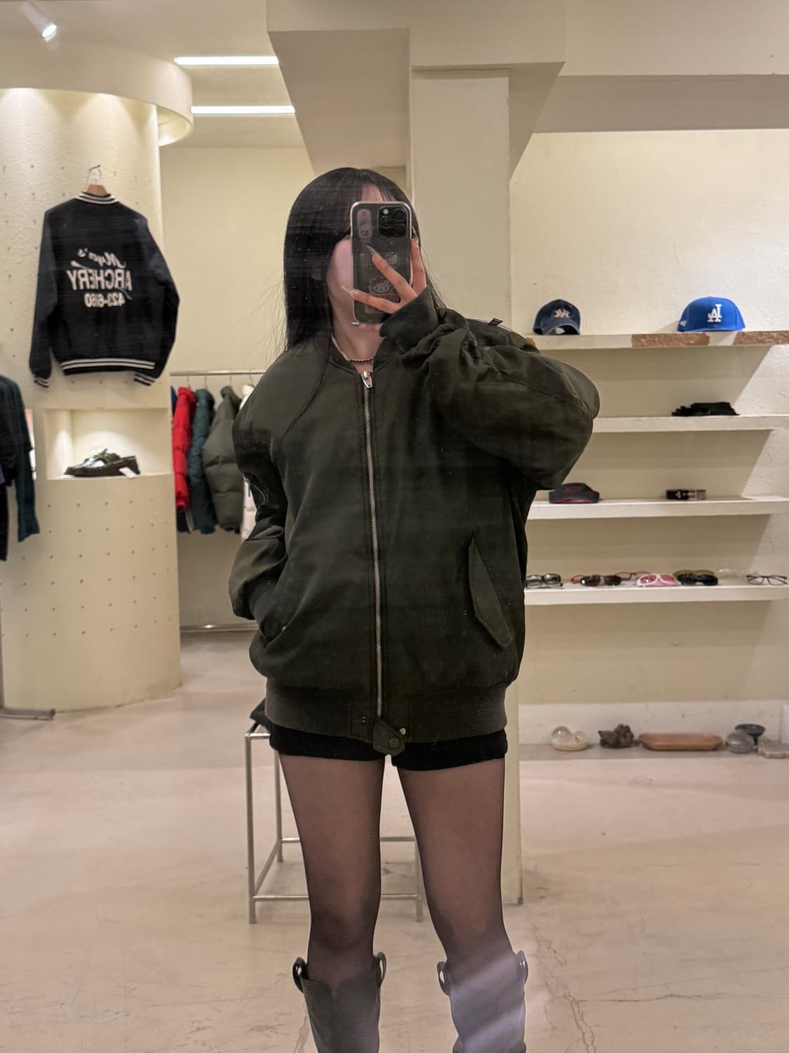 카키 MA-1 항공점퍼 U906 상품이미지1