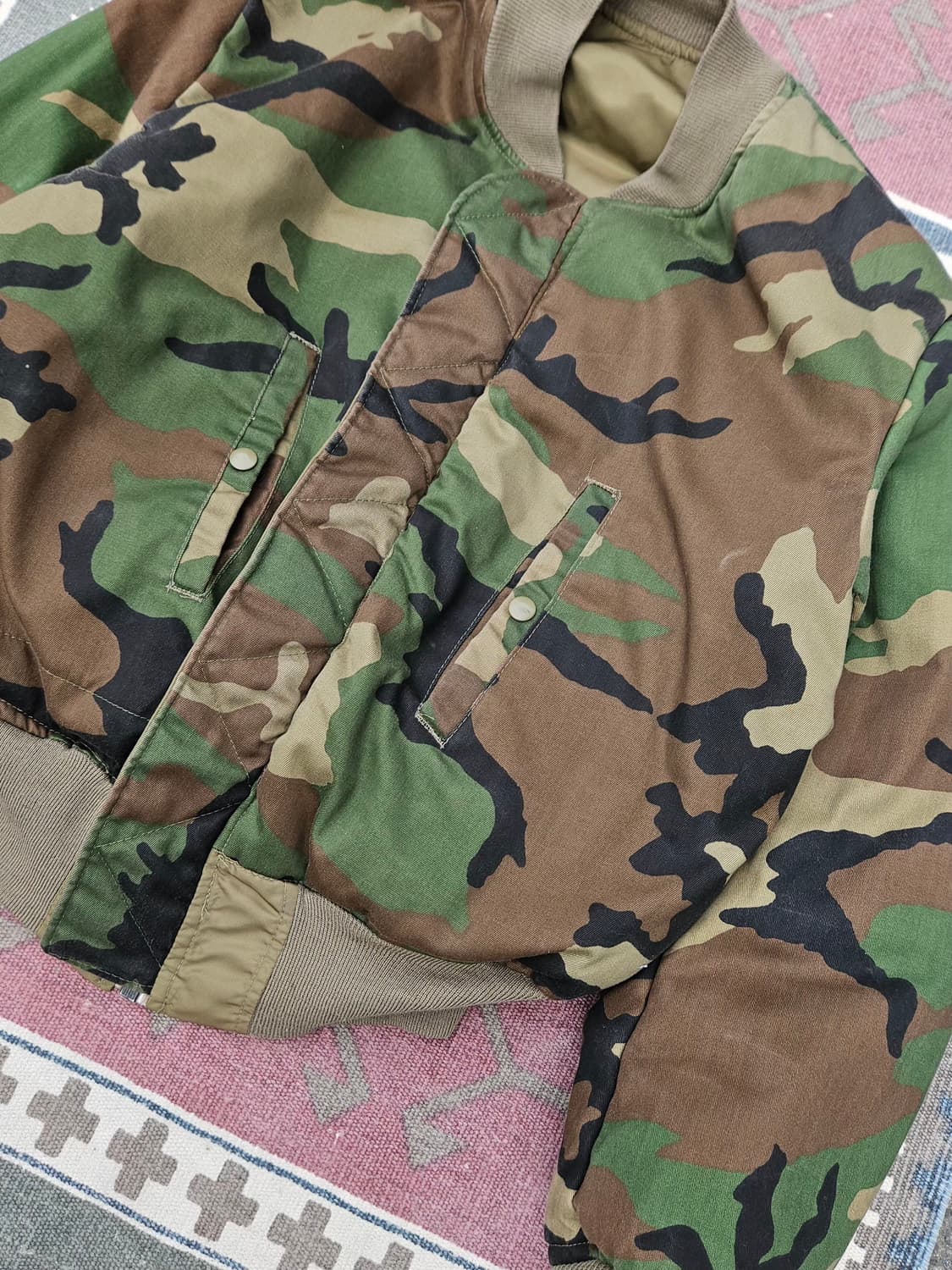 1990's Hope Mfg 우드랜드 MA-1 플라이트 자켓 M 상품이미지4