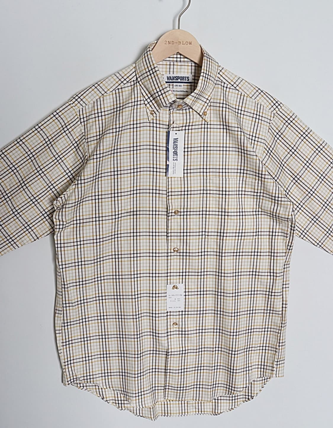 VAN SPORTS Check B.D Shirts 상품이미지2