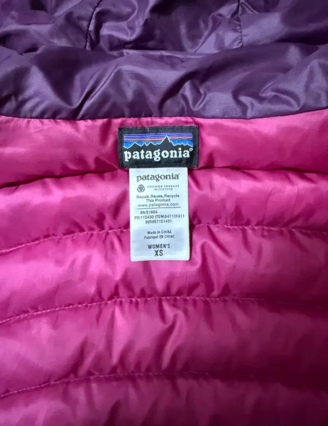 파타고니아 우먼 경량 패딩 xs 상품이미지2
