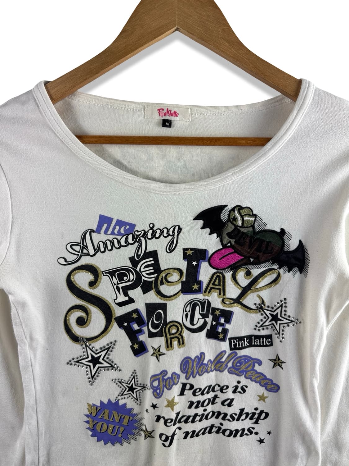 JPN 키치 펑크 프린팅 롱슬리브2384 상품이미지2