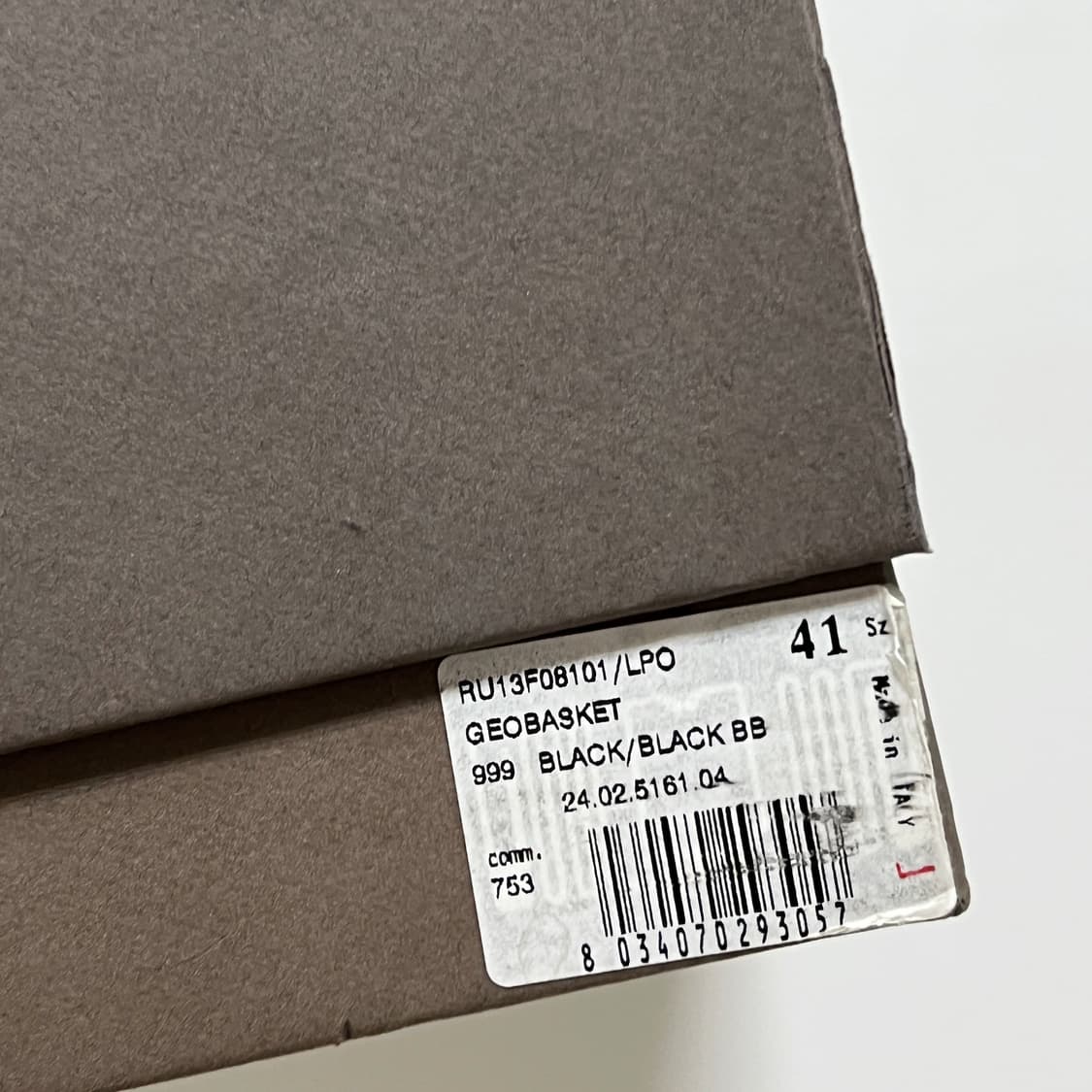 릭오웬스 13FW 지오바스켓 모노크롬 올검 트리플블랙 LPO 상품이미지7