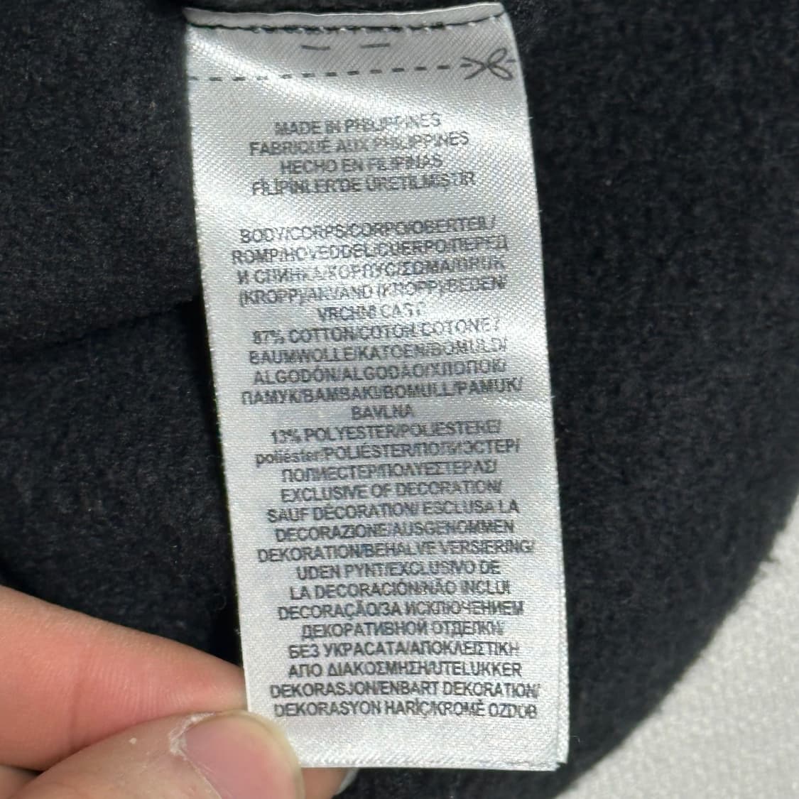 XL 폴로랄프로렌 빅로고 블랙 기모 맨투맨 상품이미지5