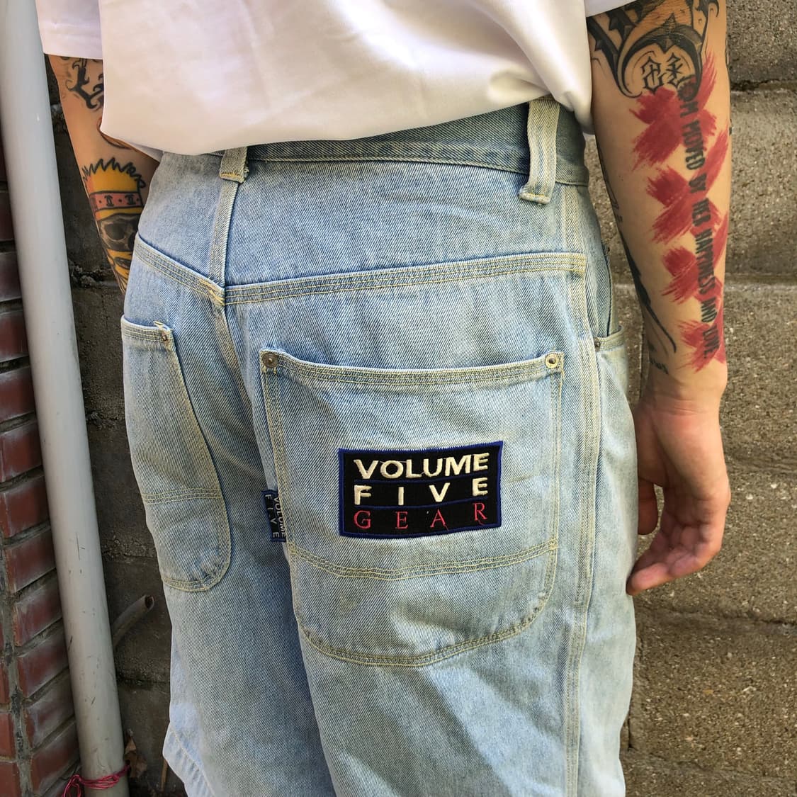 Vintage denim shorts 상품이미지3