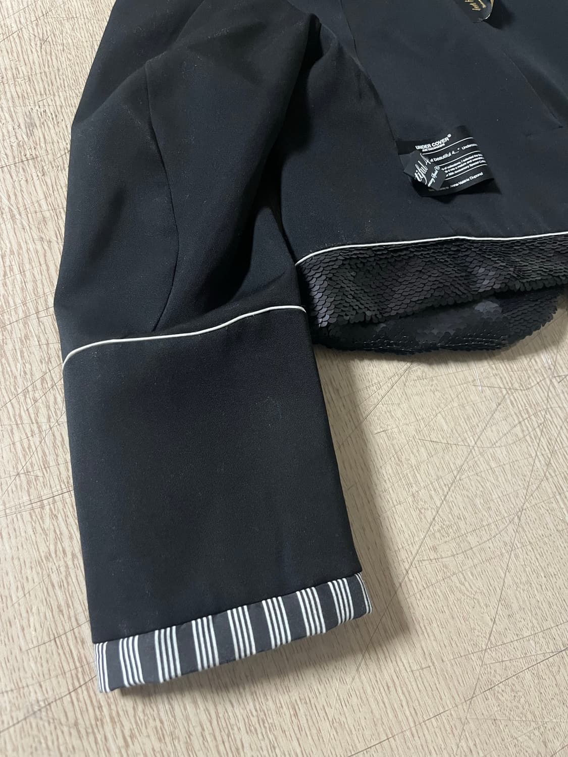 1 언더커버 aw25 but beautiful 4 크롭 블레이저 자켓 상품이미지6