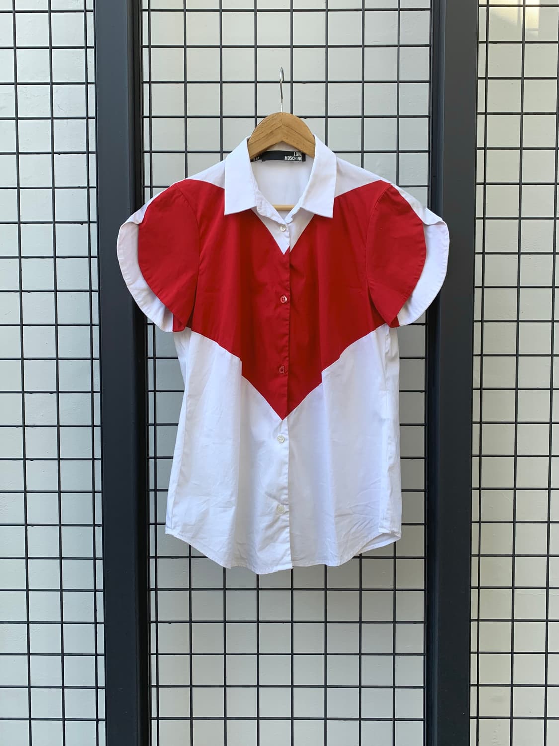 러브 모스키노 하트 반팔 셔츠 상품이미지1