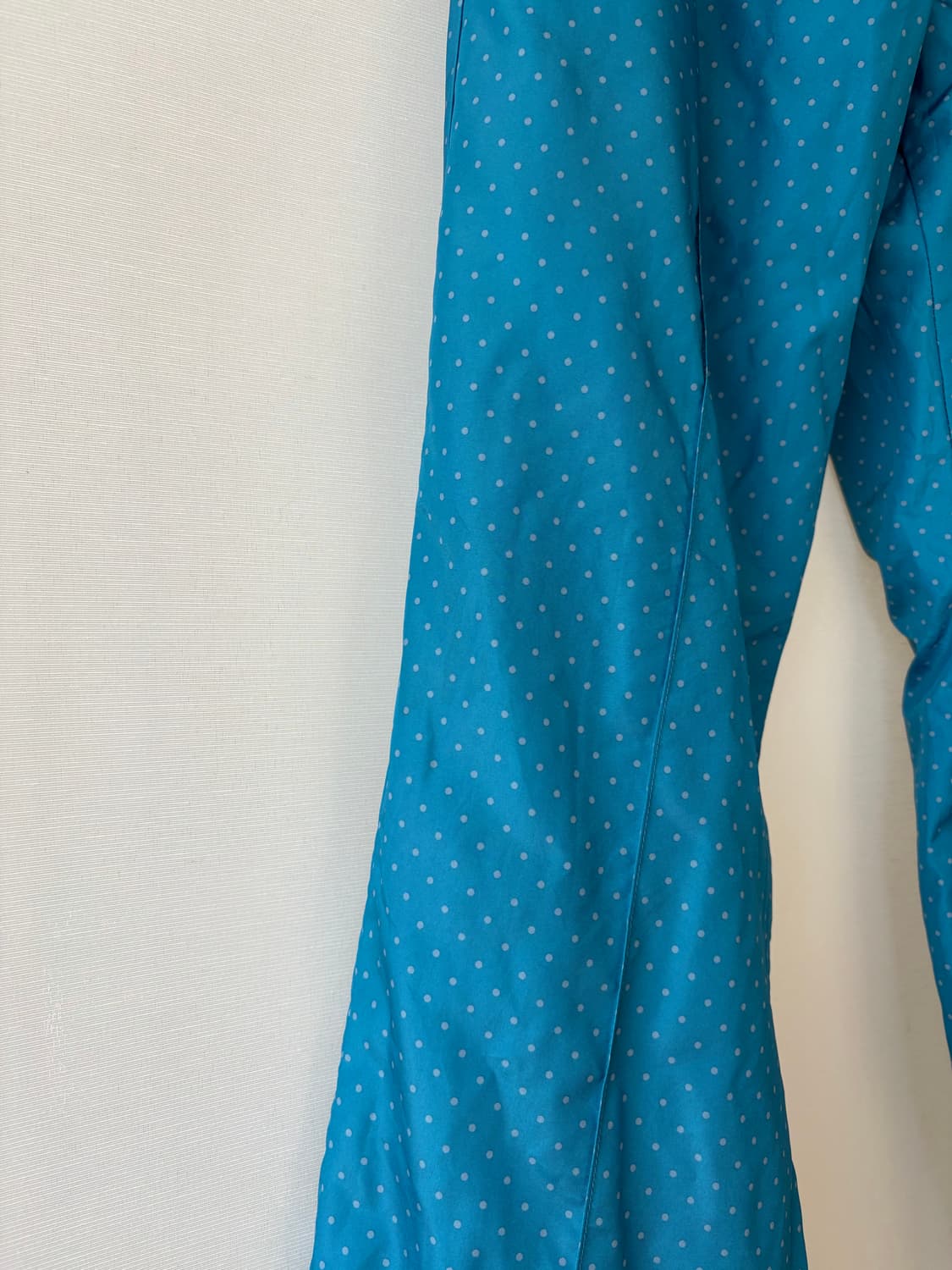 일본 빈티지 스카이 블루 도트 바지 판매합니다 상품이미지3