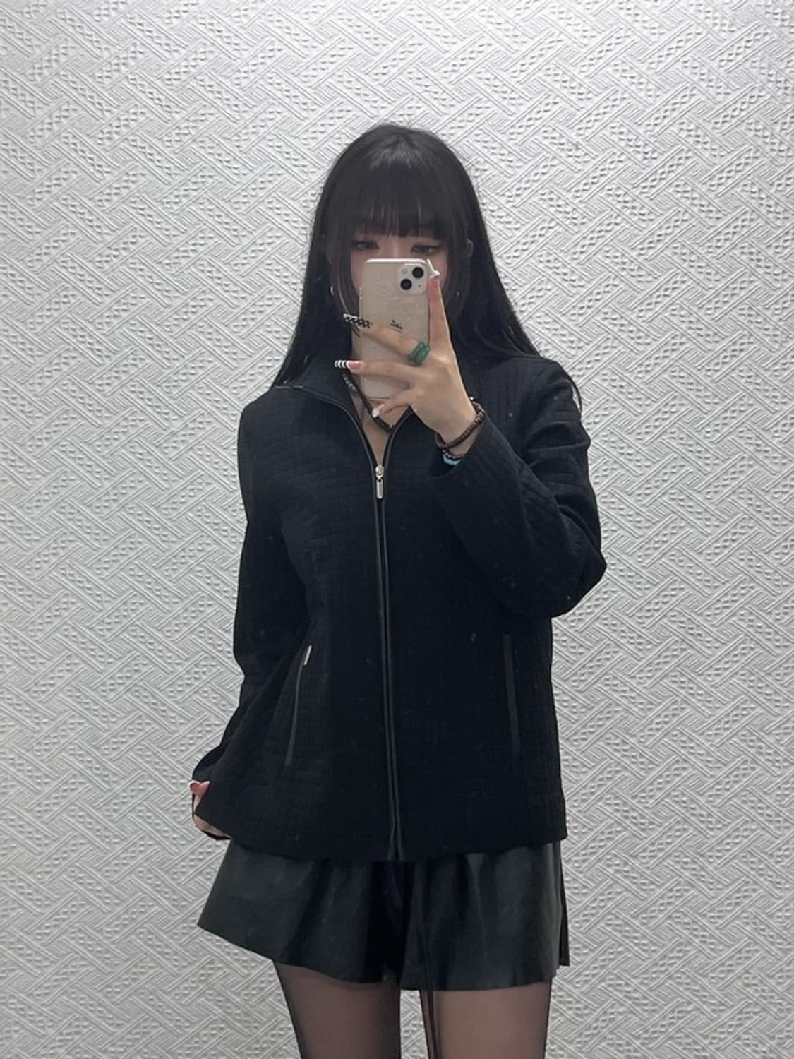 발렌시아가 빈티지 시크 캐주얼 격자 자켓 100 C10120 상품이미지1