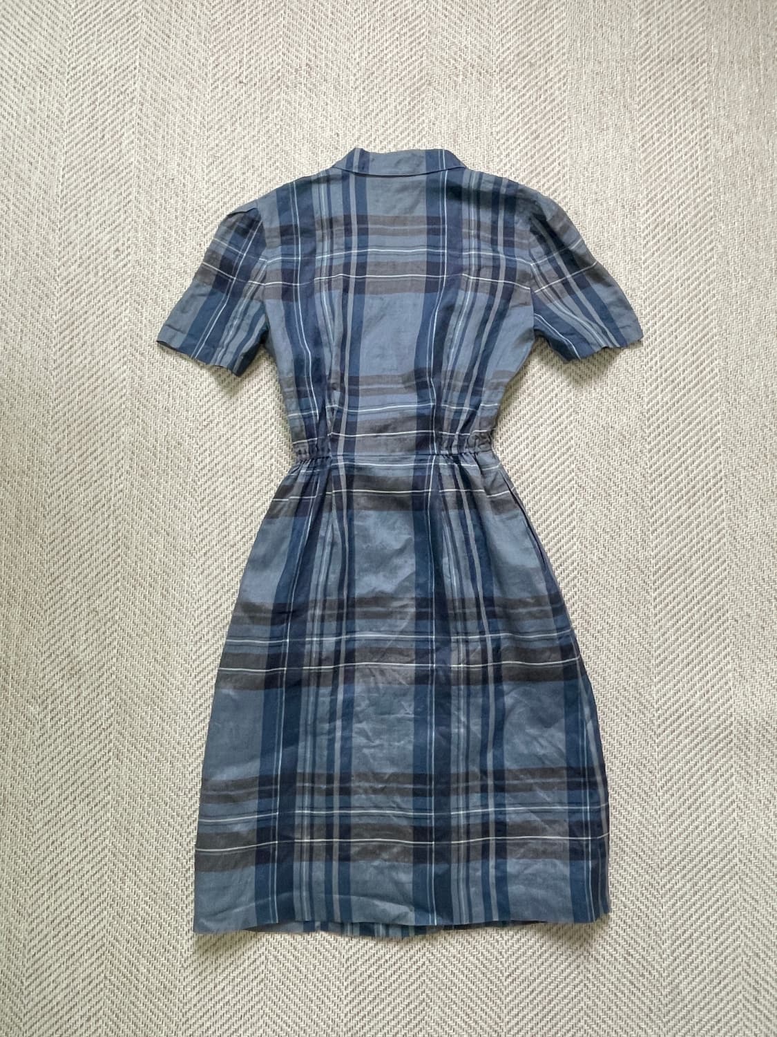 Burberry 버버리 체크 리넨 원피스  J04340 상품이미지5