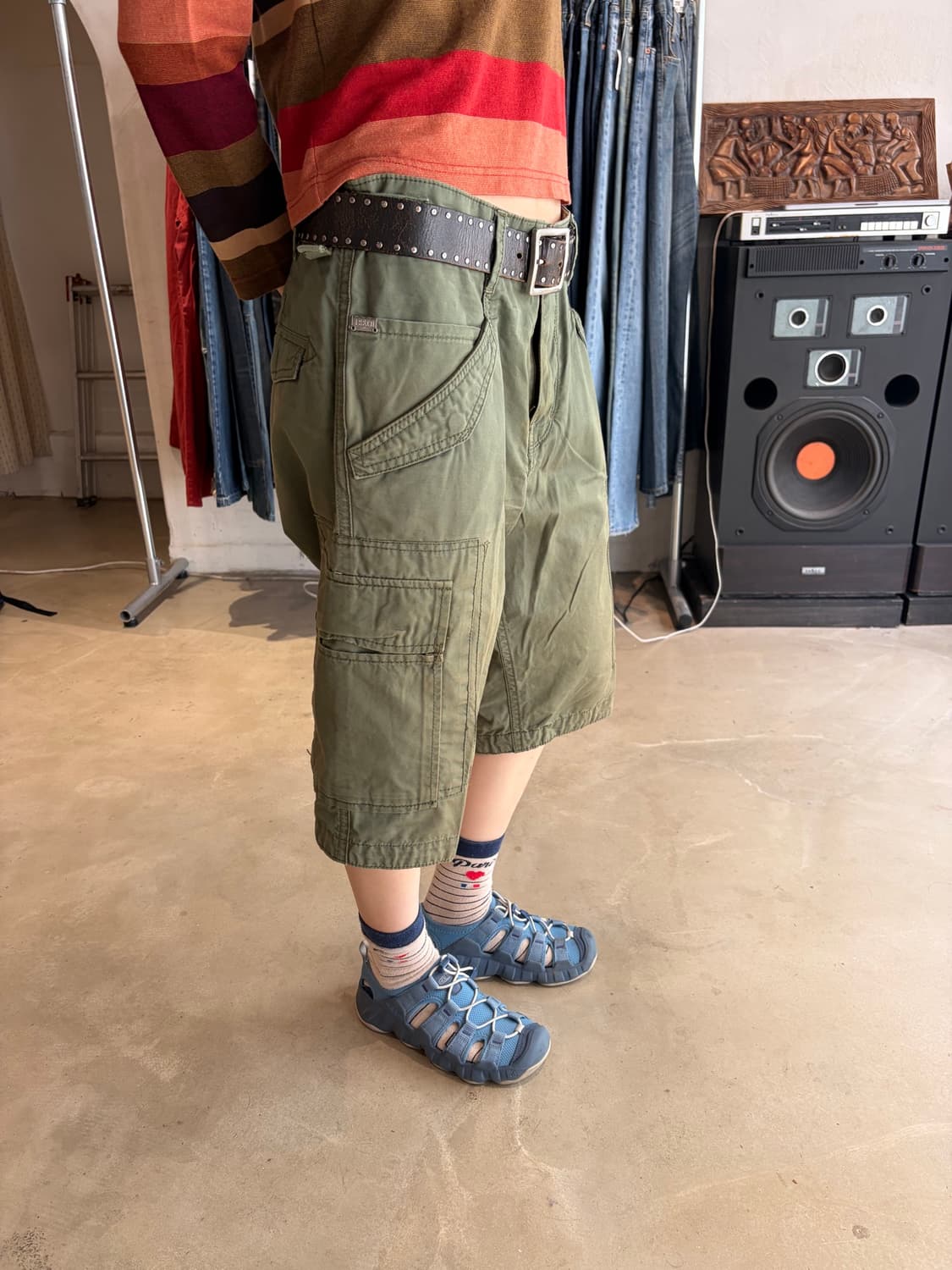 32) Levi's 올리브 카고 쇼츠 상품이미지6
