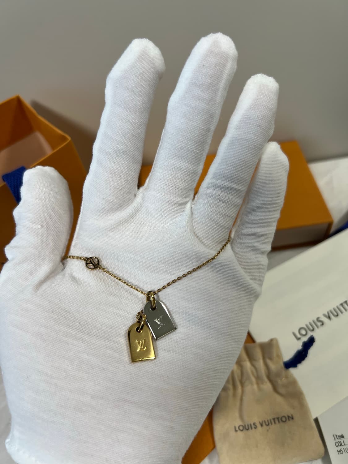루이비통 나노그램 네클리스 목걸이 M63141 상품이미지4
