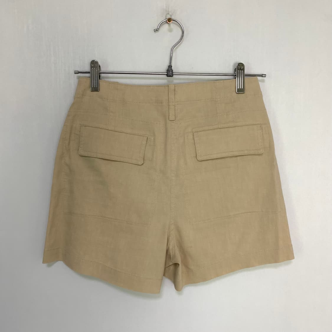 띠어리 베이지 린넨 혼용 반바지 쇼츠 25-26인치 여성 빈티지 상품이미지4
