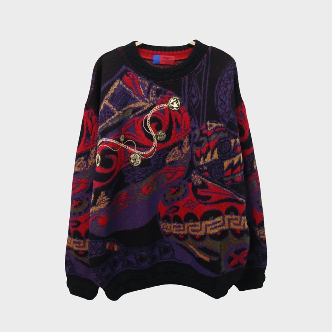 UNGARO HOMME 울 혼방 패턴 니트 64273 상품이미지1