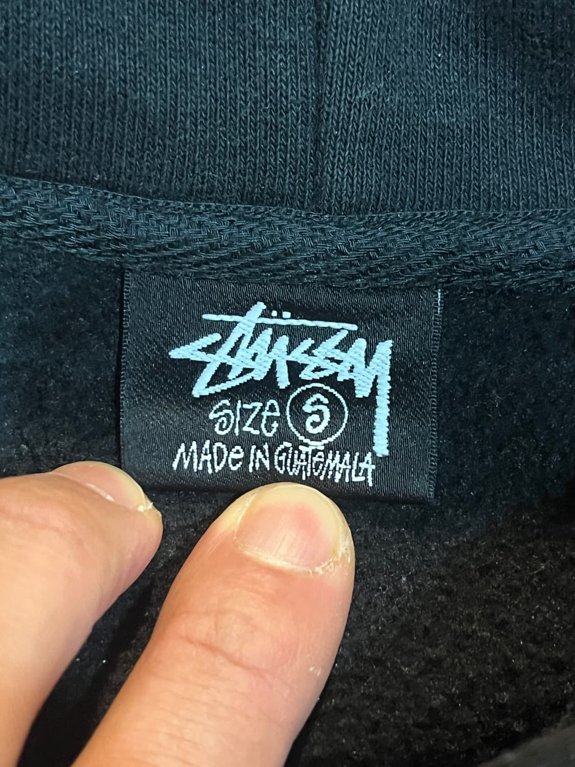 스투시 에잇볼 후드집업 블랙 S 상품이미지4