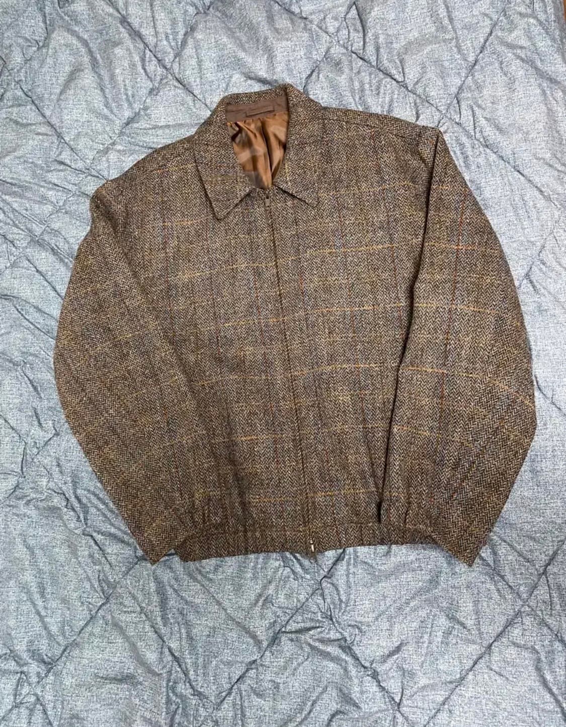 브라운야드 해리스트위드 블루종 3사이즈 브라운 상품이미지3