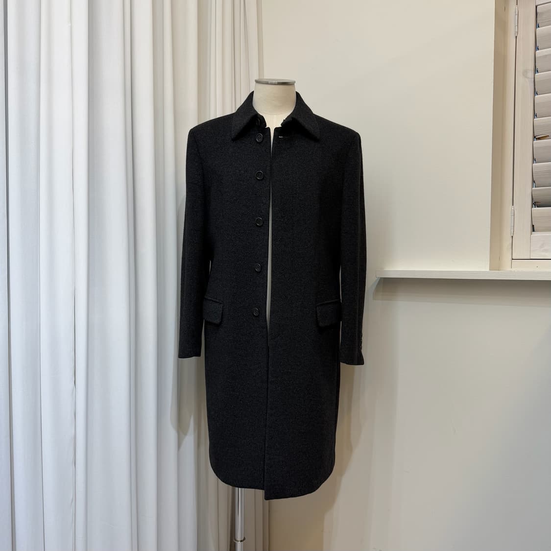 COMME CA COLLECTION 울 100% 미디엄 코트 상품이미지4