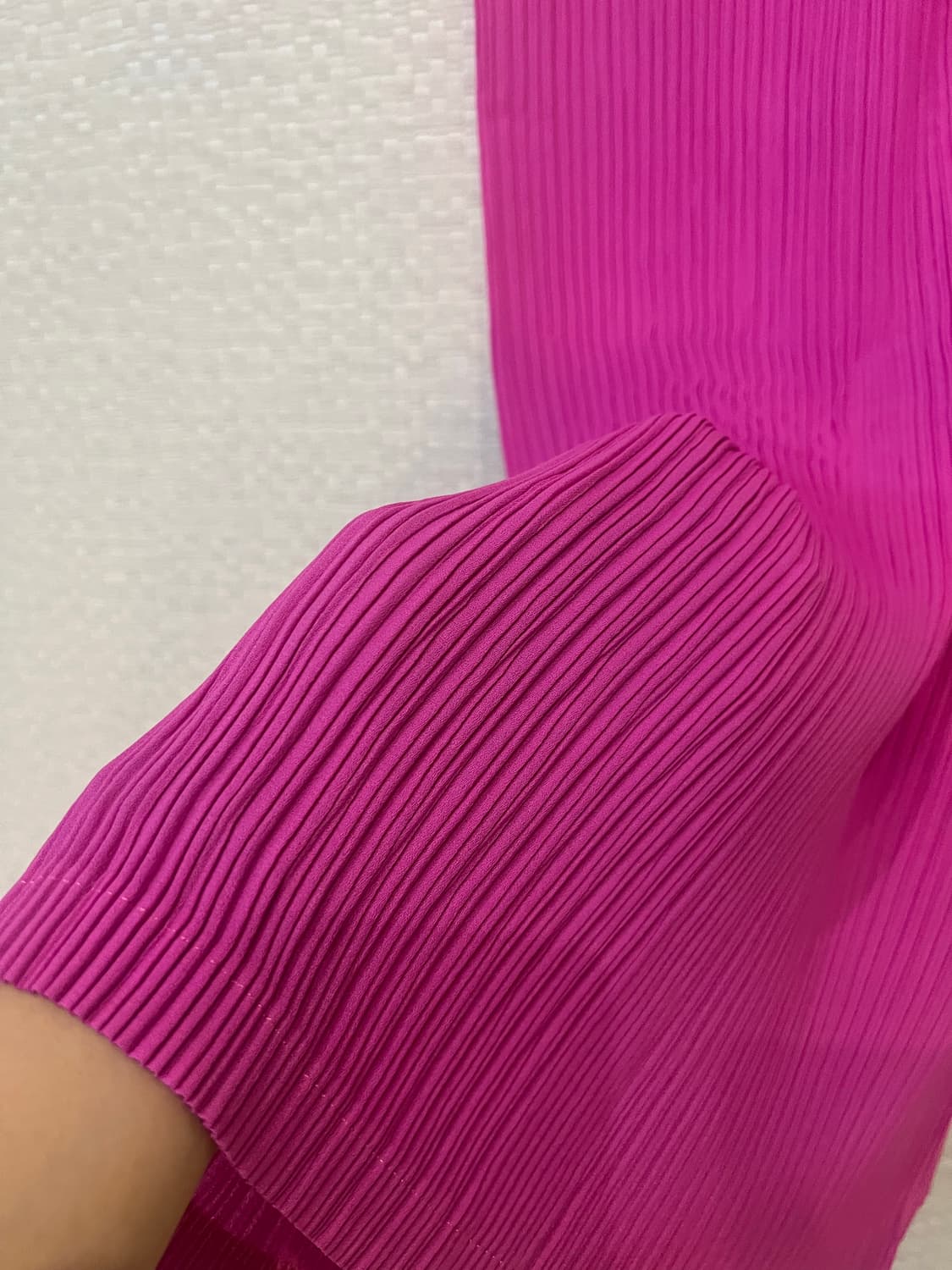 이세이미야케 해칭 스커트 핑크 상품이미지4