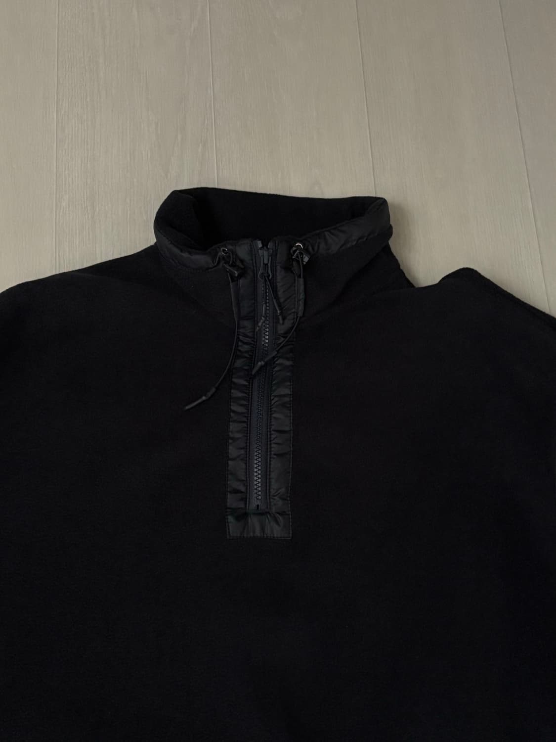 언어펙티드 플리스 하프 집업 스웻 M 상품이미지5