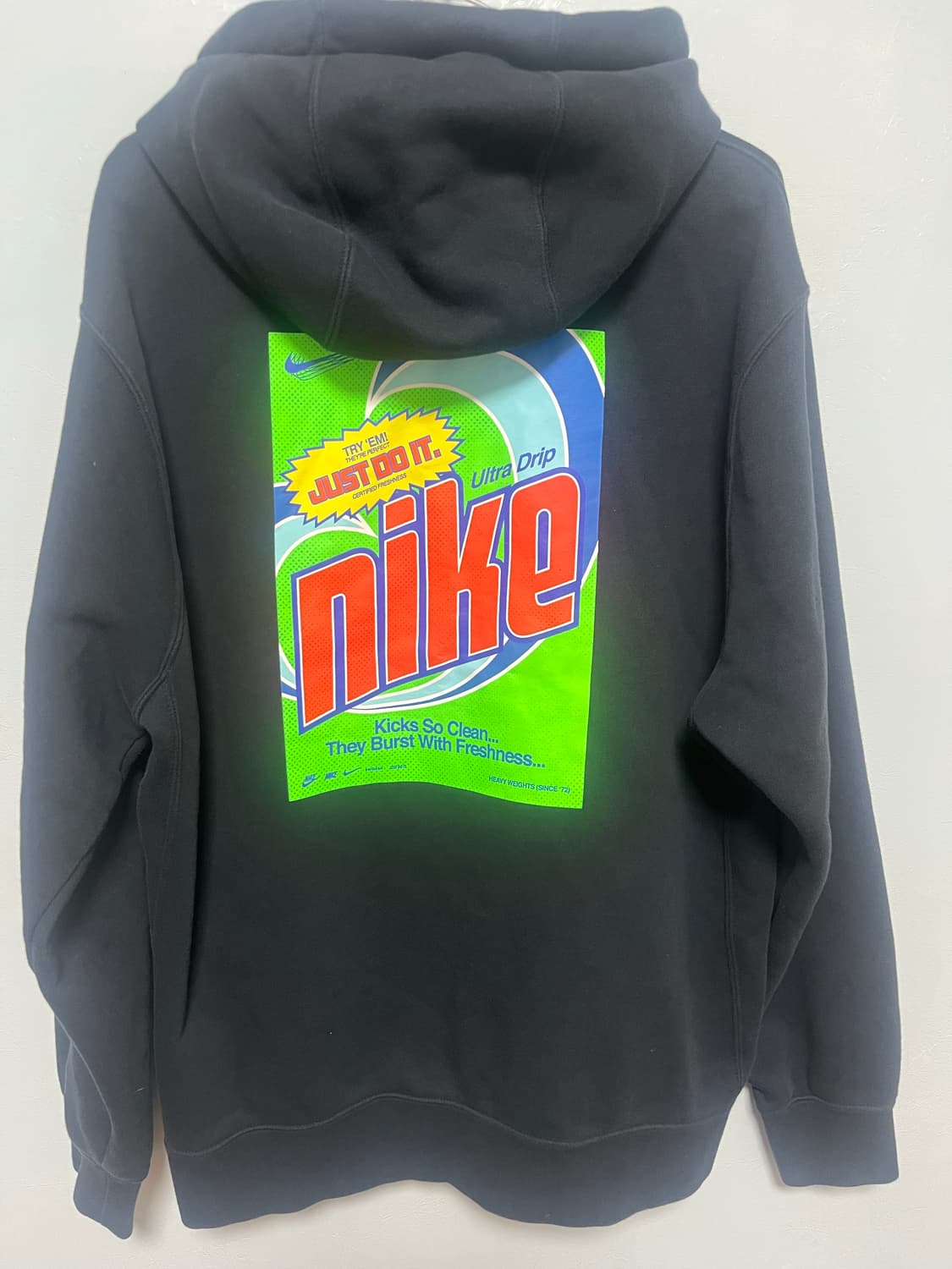 나이키 블랙 후드티 상품이미지3