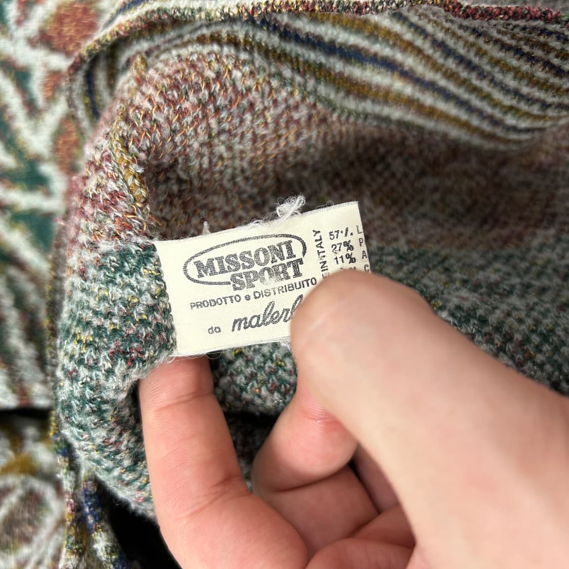 미쏘니 울 패턴 가디건(52) 상품이미지3