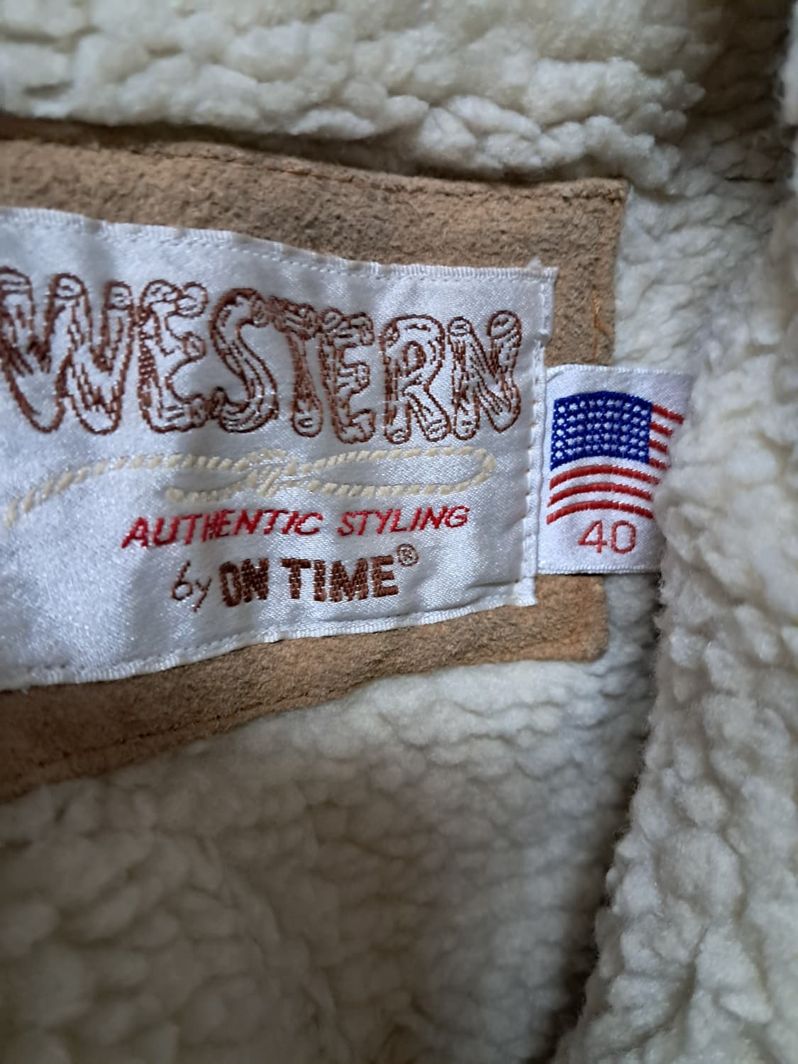 on time 쇼트 웨스턴 스웨이드자켓 상품이미지3