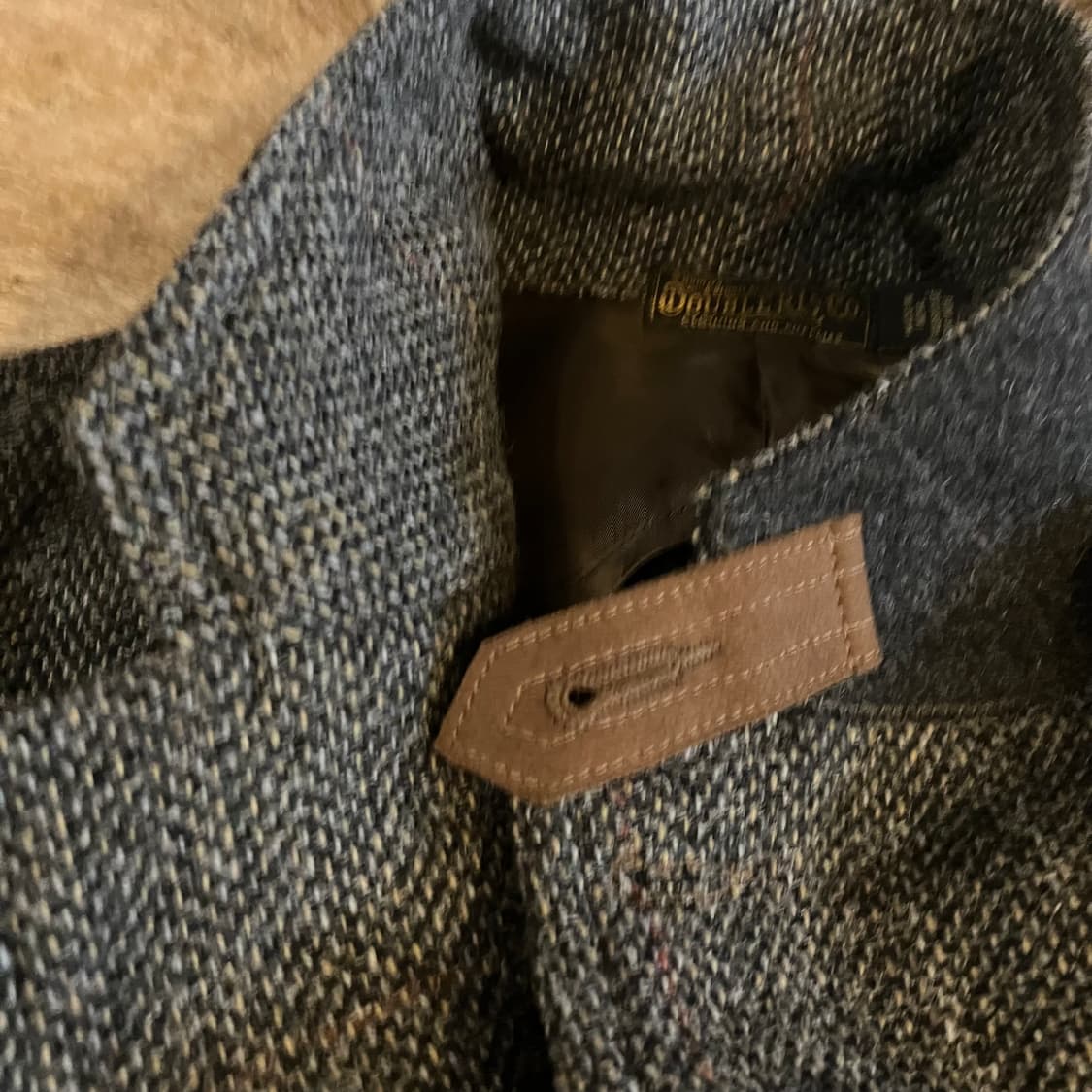 R.R.L 엘보우 패치 3B 울 트위드 스포츠 코트 M 상품이미지4