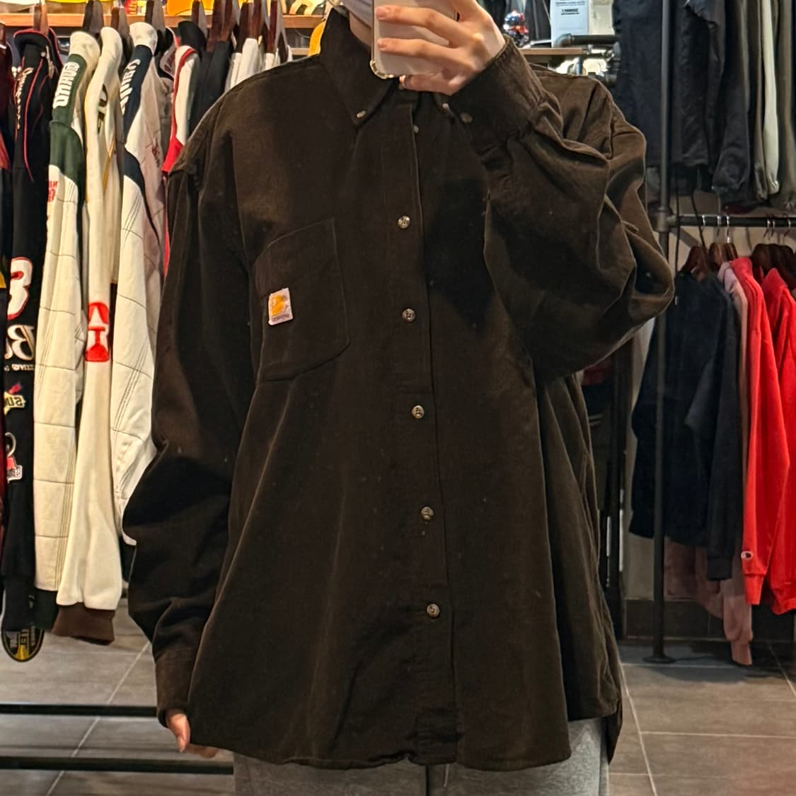 [NO.9] 칼하트 코듀로이 긴팔셔츠 상품이미지1