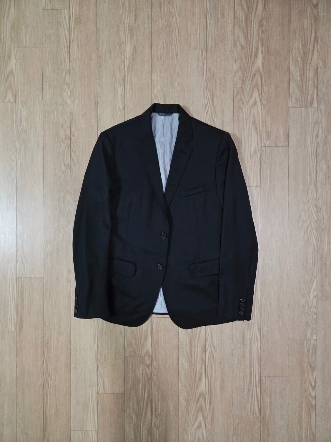 밴드오브아웃사이더 블랙 미니멀 블레이져 상품이미지1