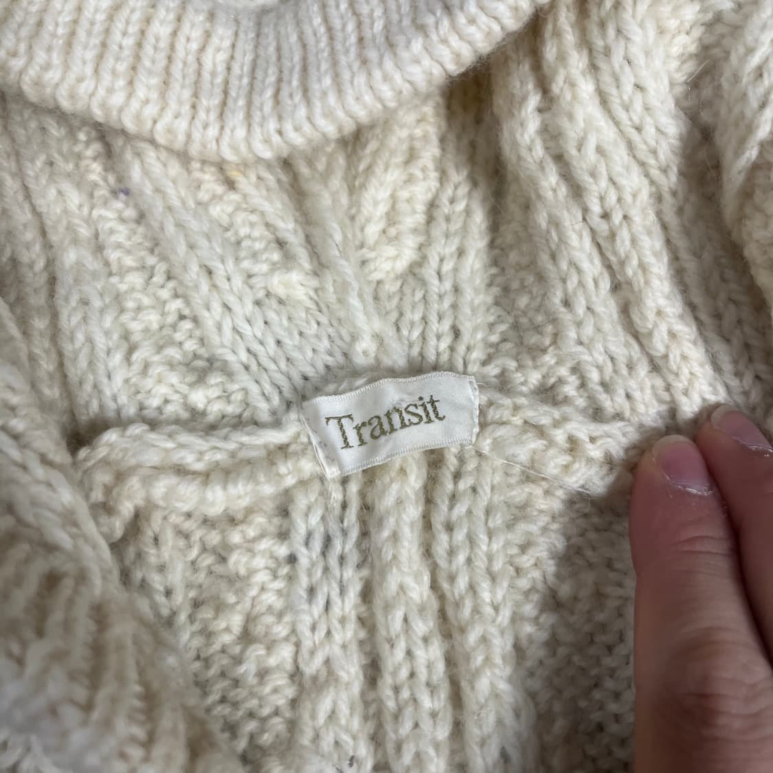 [JPN] 아란 케이블 니트 후디 가디건 상품이미지4