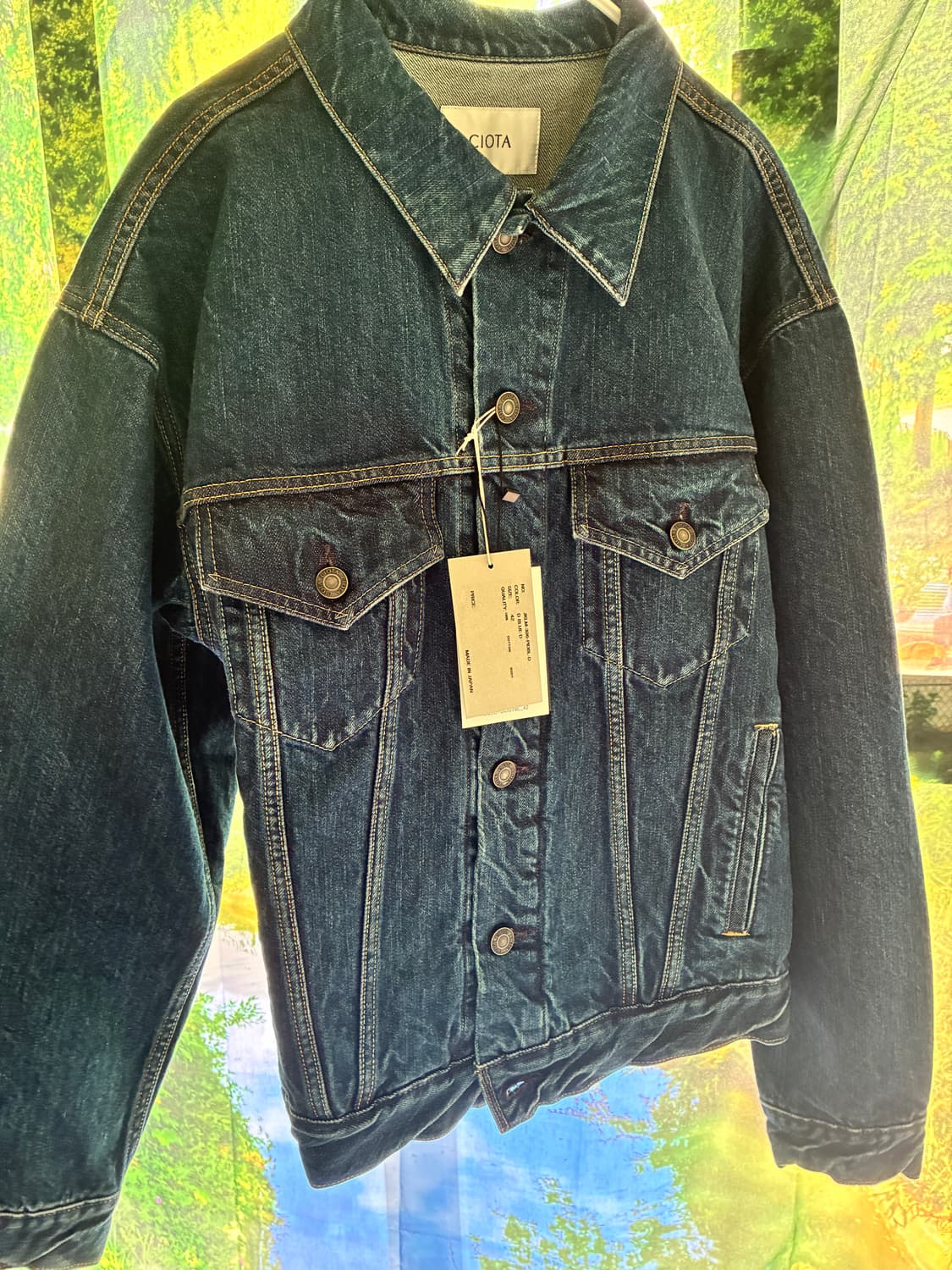 CIOTA(시오타) 4 pocket denim jacket 42size 상품이미지3