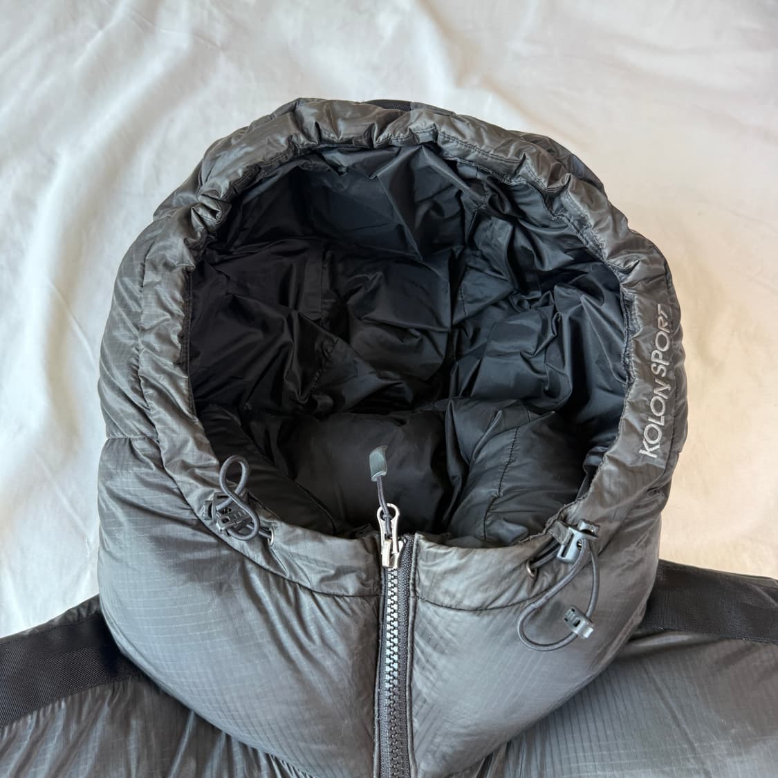 코오롱스포츠 안타티카 퍼텍스 블랙 초경량패딩 상품이미지5