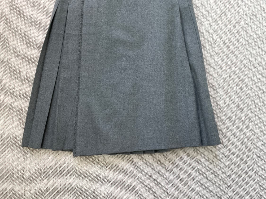 Burberry 버버리 밸티드 그레이 랩 스커트  상품이미지2
