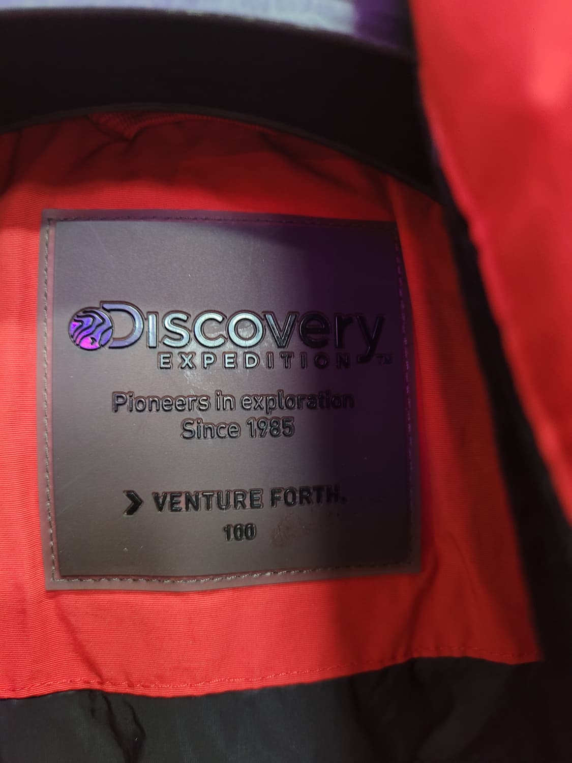 디스커버리 레드 오리털 패딩 상품이미지4