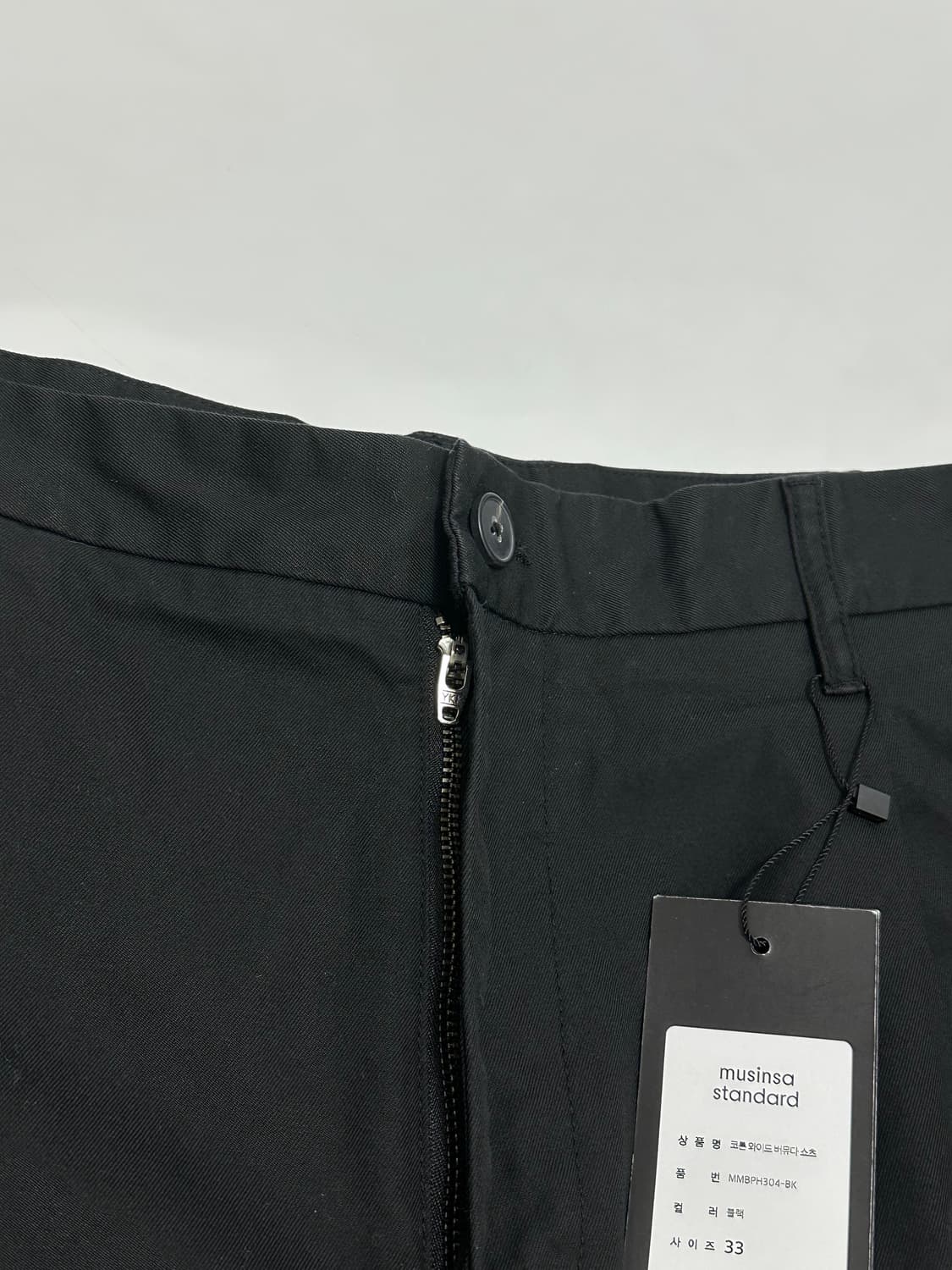 무신사스탠다드 코튼 와이드 버뮤다 쇼츠 (택있음) 상품이미지4