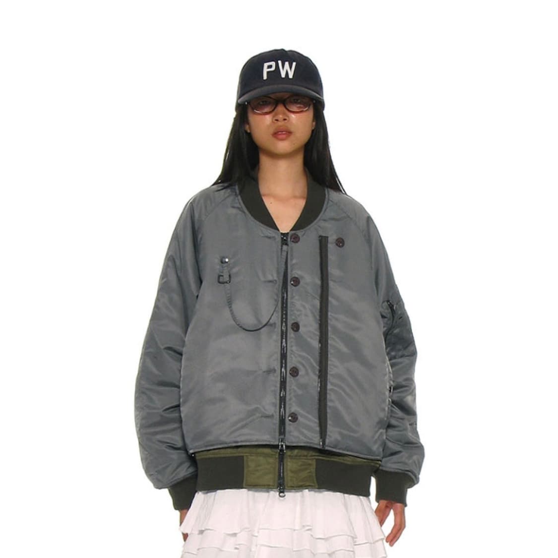 파르티멘토 우먼 MA-1 봄버 자켓 카키 그린 상품이미지1