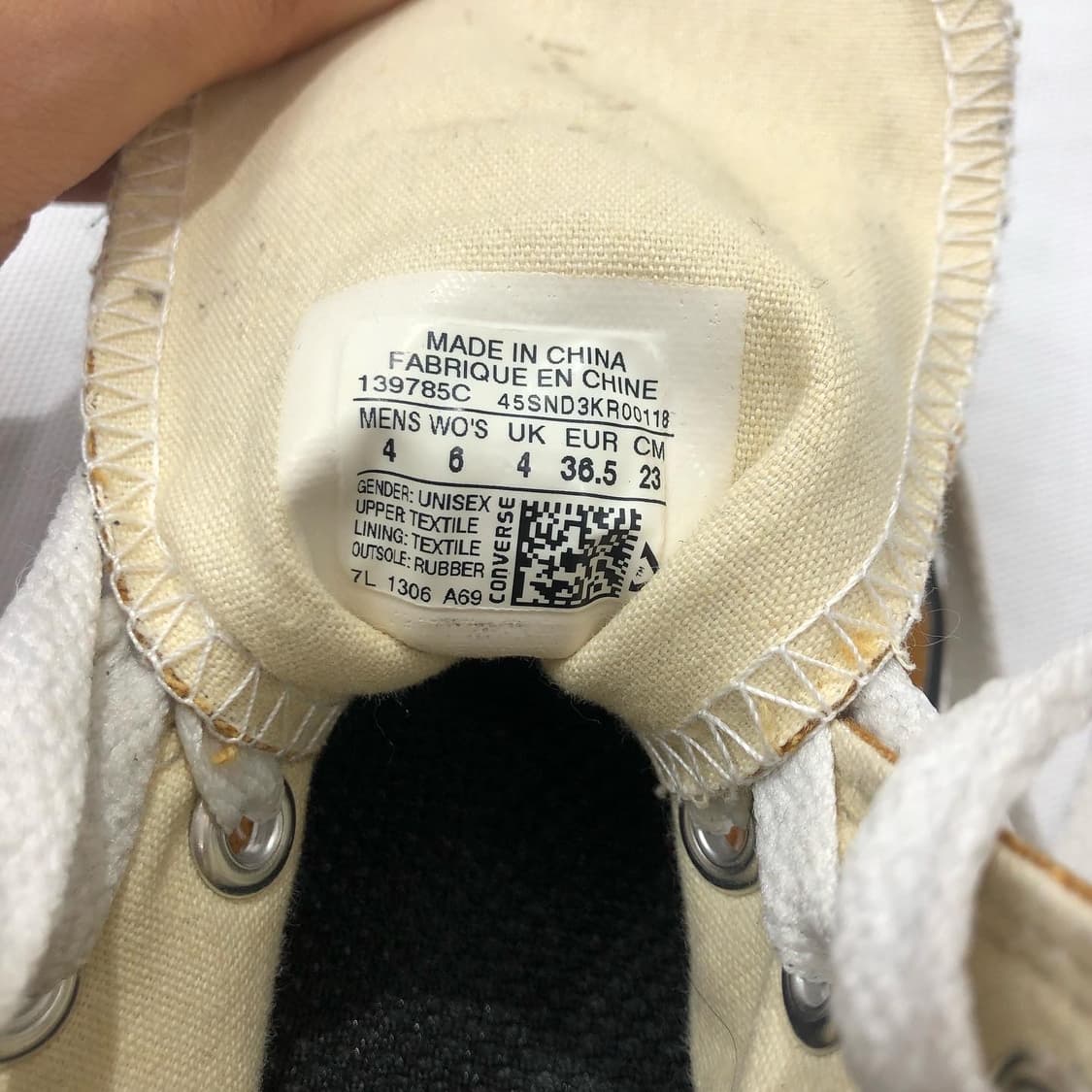 컨버스 하이 척테일러 머스타드 230 상품이미지7