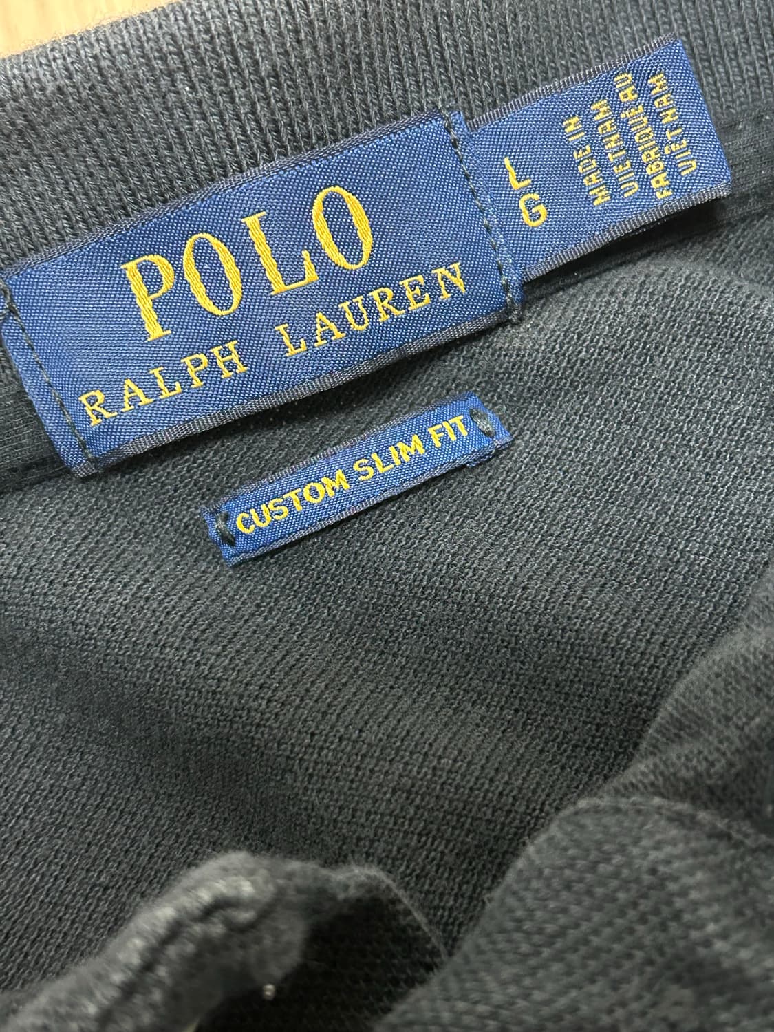 폴로 랄프로렌 블랙 pk티 상품이미지4