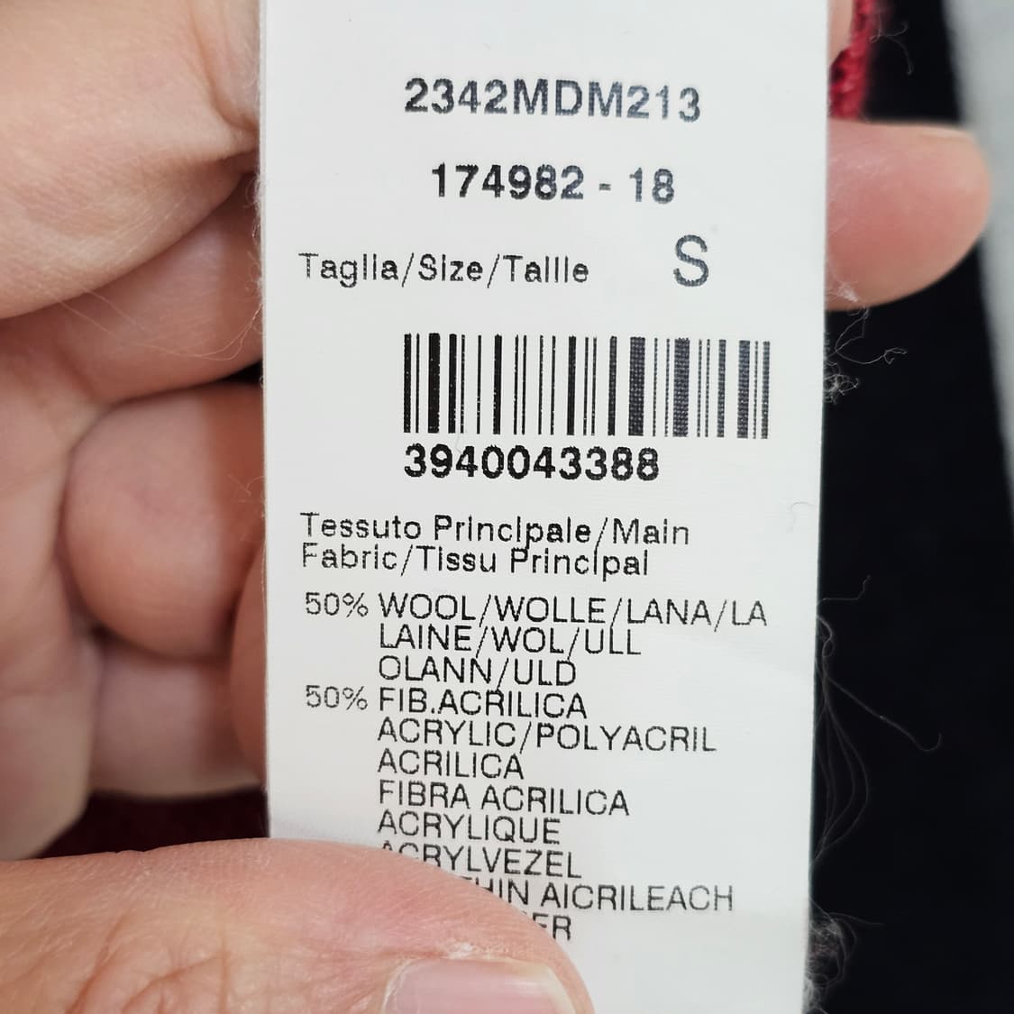 [MSGM] 엠에스지엠 울혼방 배색 니트 상품이미지5