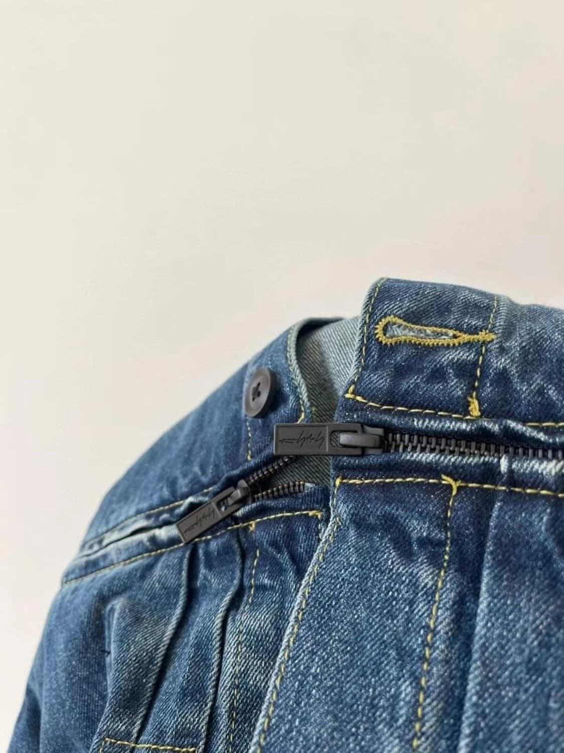 요지 야마모토 인디고 데님 재킷 상품이미지3