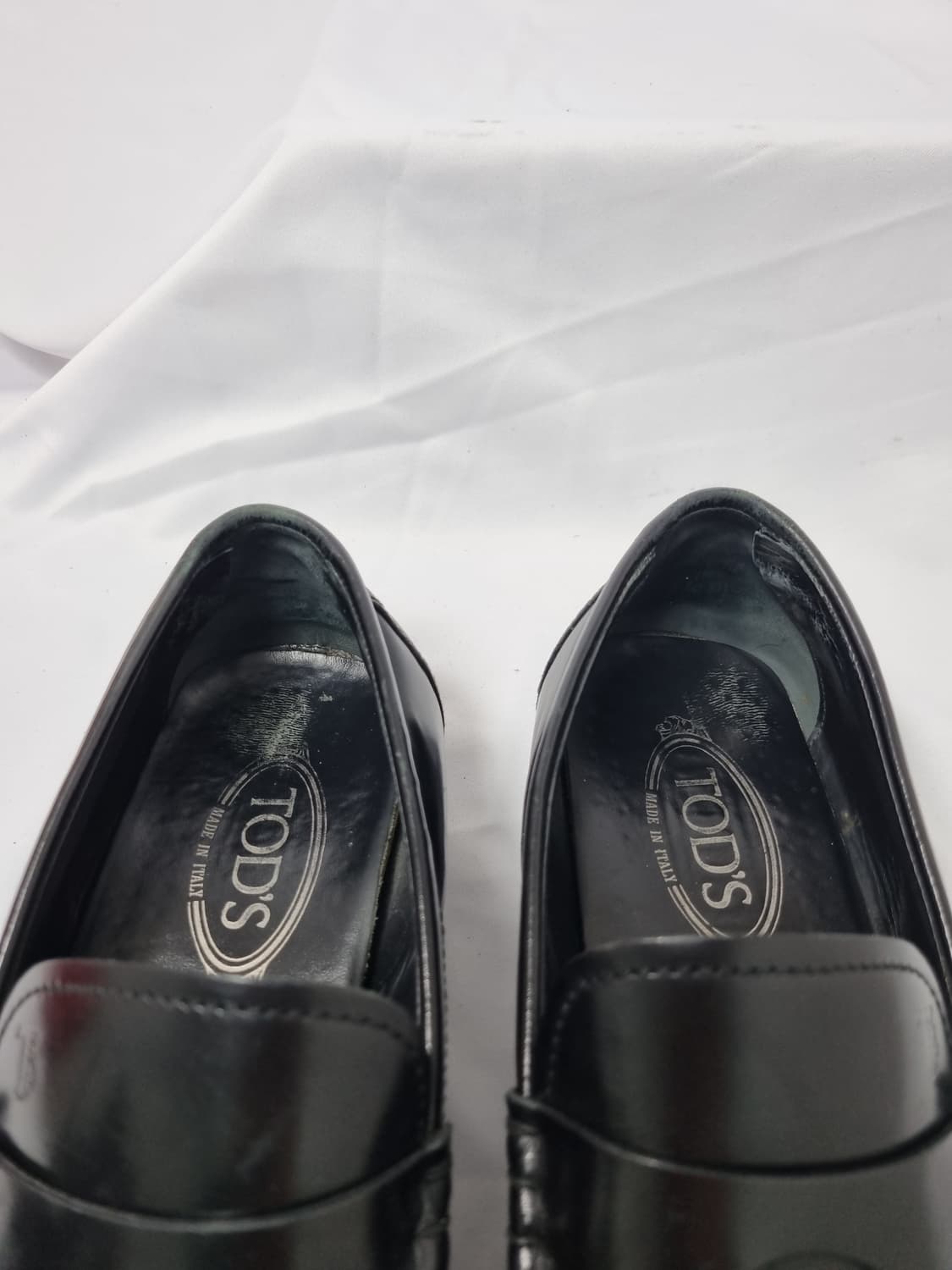 9.5 285 토즈 Tods  비브람 블랙 가죽 페니 로퍼 구두 상품이미지5