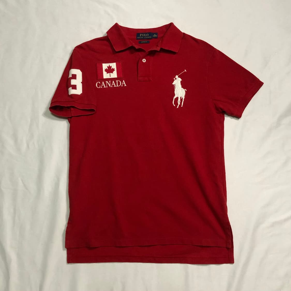 폴로 랄프로렌 캐나다 빅포니 레드 카라티 상품이미지2