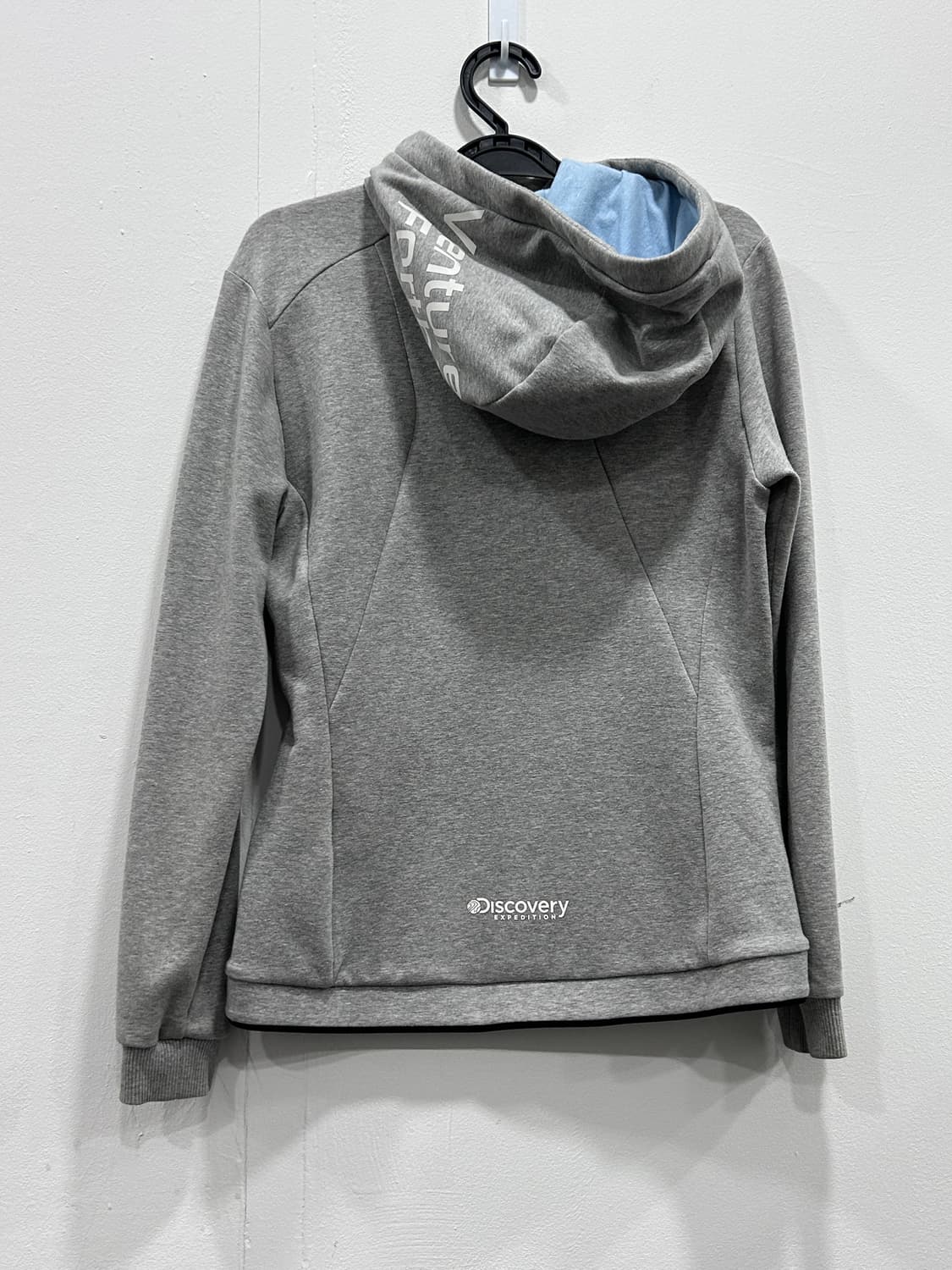 디스커버리 그레이 후드집업 여성 90사이즈 상품이미지3